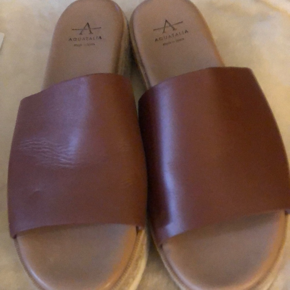 Aquatalia Shayna Platform Slides